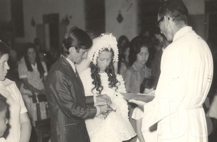 Casamento em 31 de janeiro de 1974