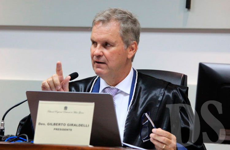 Desembargador Gilberto Giraldelli, presidente do TRE-MT