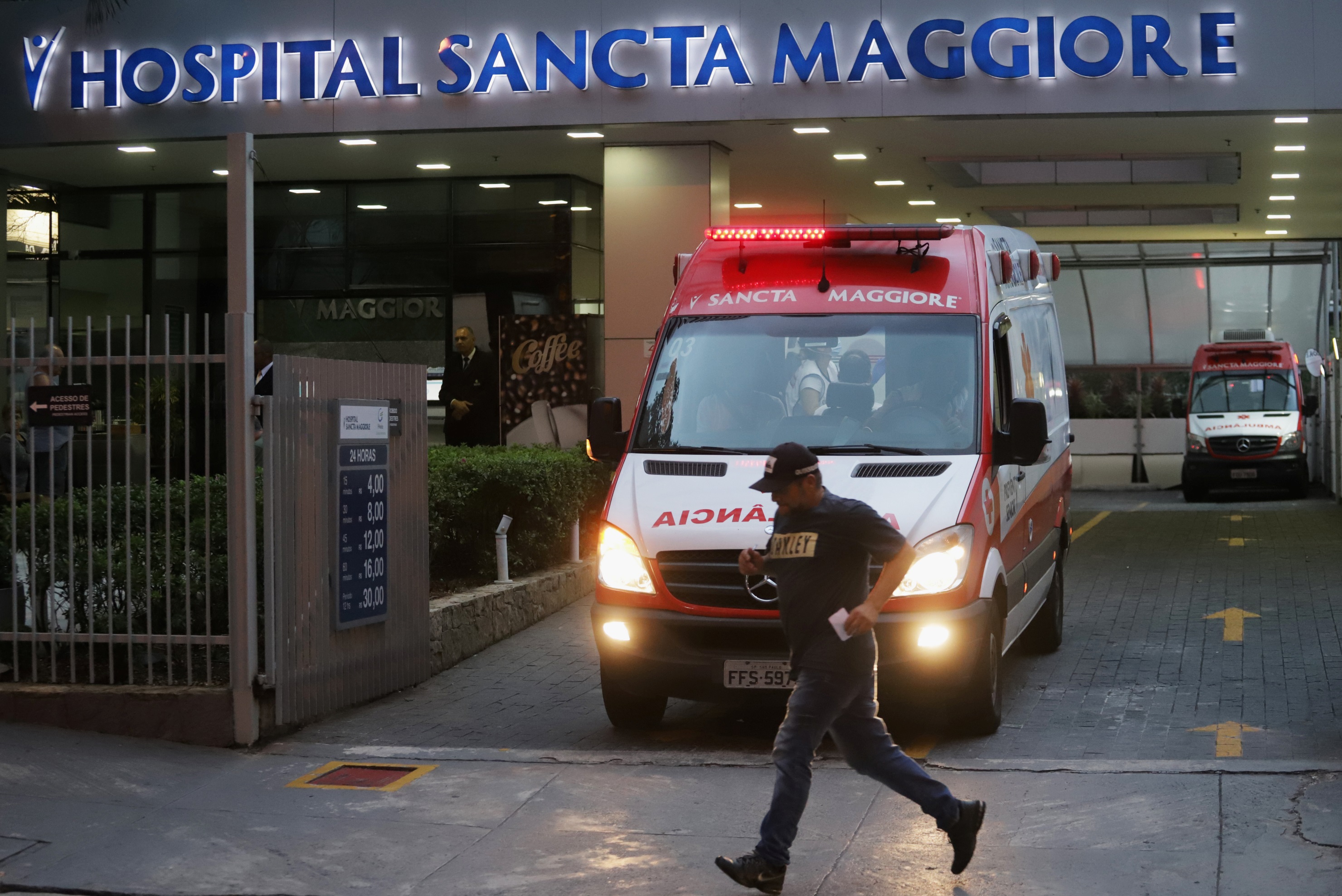 Entrada do hospital Sancta Maggiore, em São Paulo FOTO Rahel Patrasso