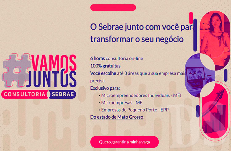 Consultoria online gratuita #VamosJuntos