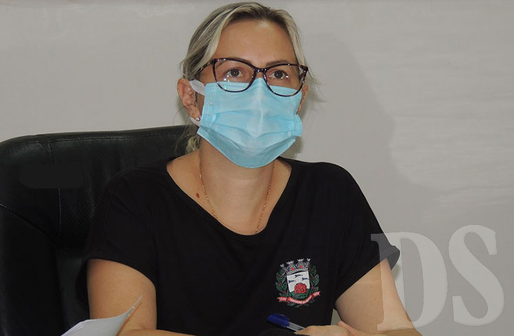 Secretária Municipal de Saúde, Gicelly Zanatta: “A gente precisa da ajuda de cada um”