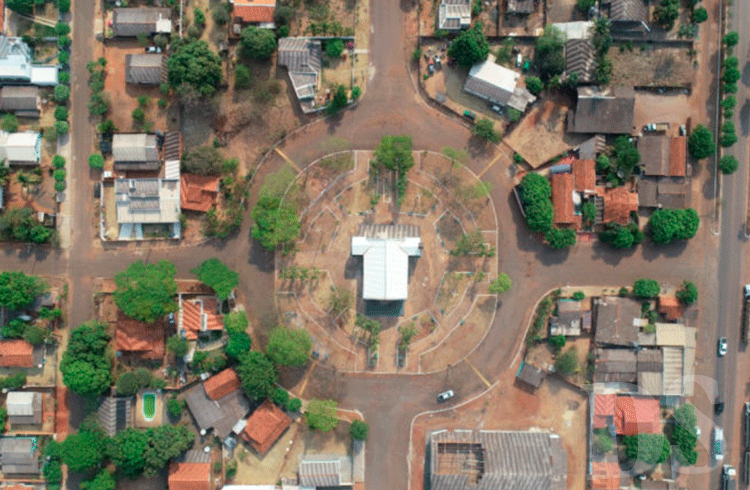 Vista aérea do Distrito de Progresso