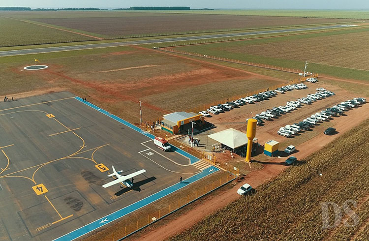 Aeroporto foi construído entre os anos de 2019 e 2022