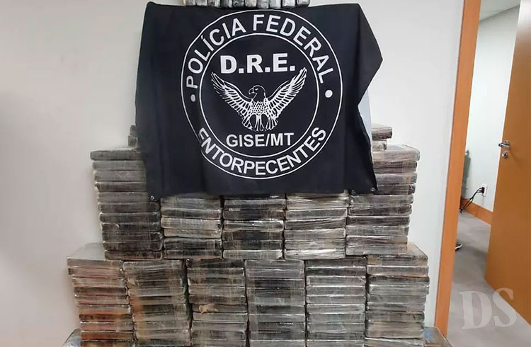Mais de 250 kg de cocaína foram apreendidos 