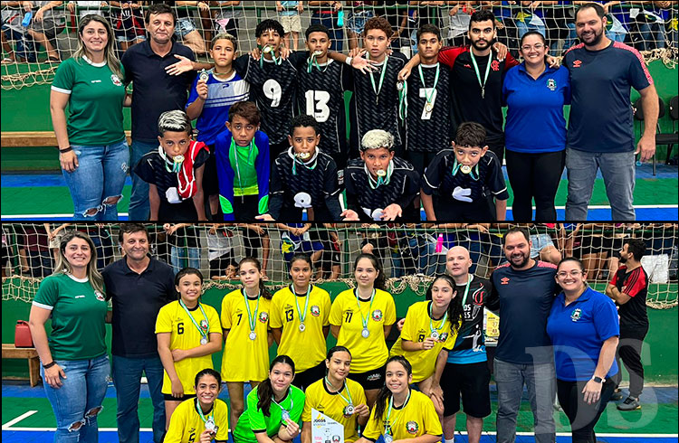 Jogos Escolares: fase municipal tem campeões no futsal feminino