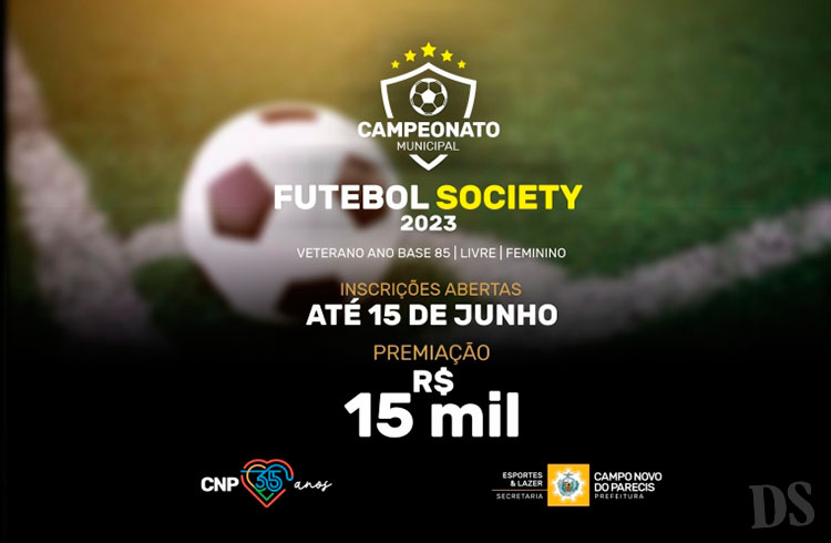 Esporte: Campeonato Futebol de Base 2023