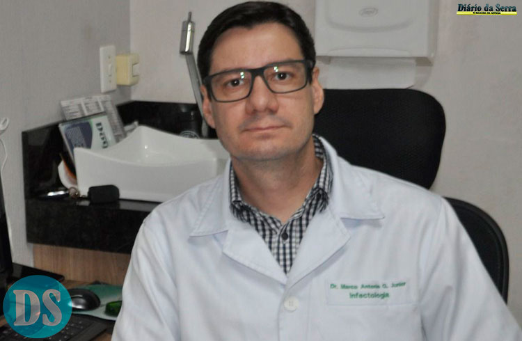 Médico infectologista, Marco Antonio Gonçalves Junior