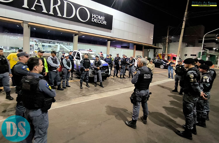 Operações realizadas no final de semana