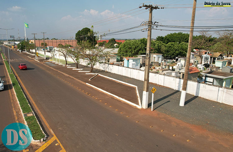 Comércio no entorno do cemitério