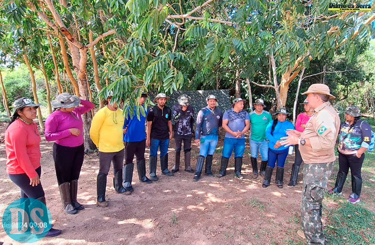 O trabalho foi realizado no Território Formoso