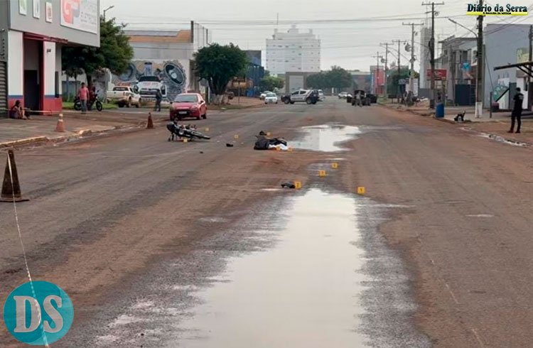 A mãe do garoto estava como passageira do carro que bateu na motocicleta