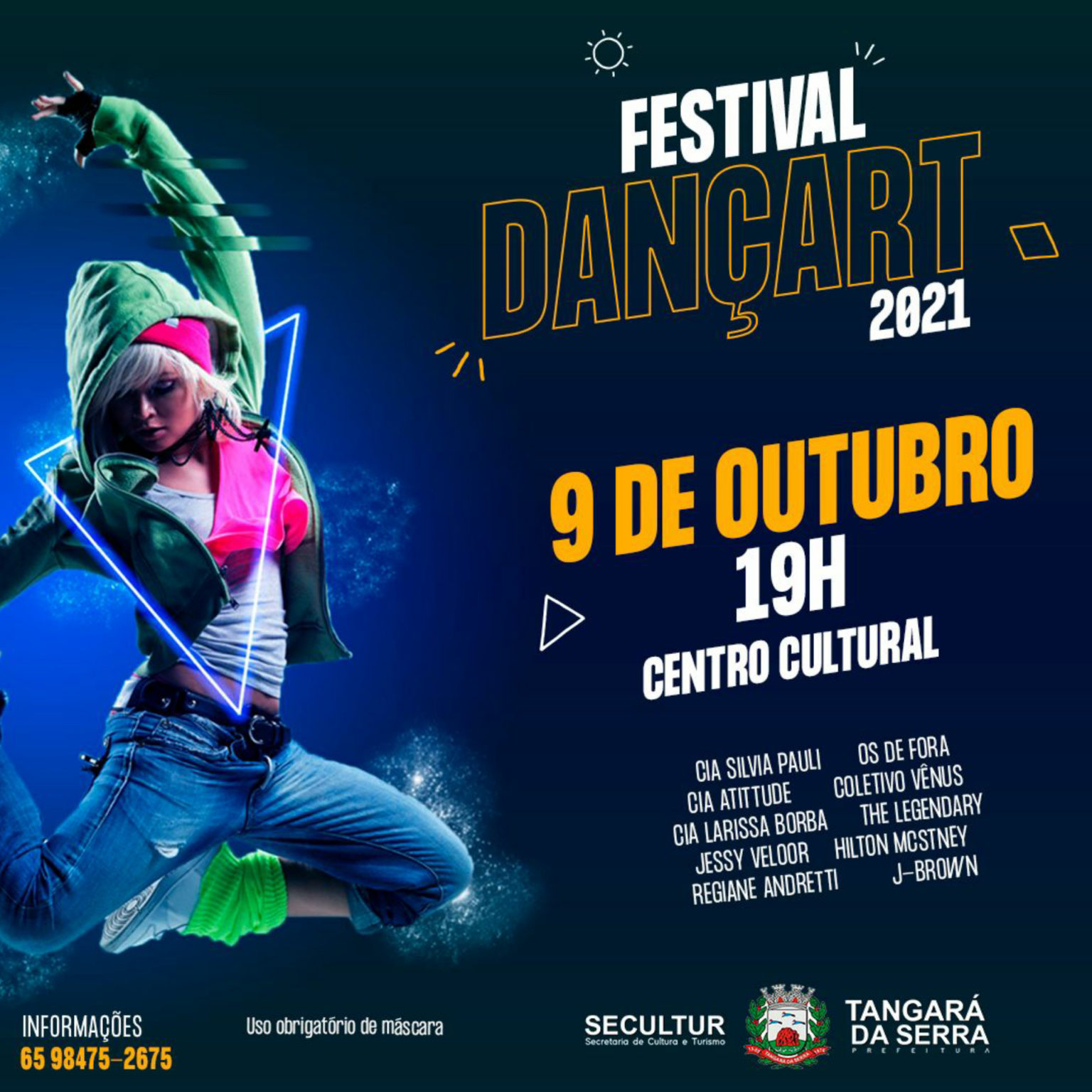 CULTURA E ARTE – Expoart e Festival de Dança acontecem neste sábado