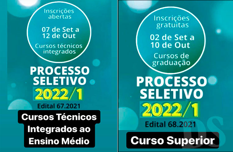 CURSOS TÉCNICOS – Inscrições para Seletivo do IFMT seguem abertas