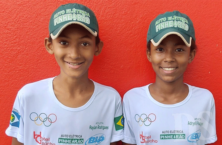 EM PONTES E LACERDA – Irmãos Adryelli e Raylan Rodrigues se destacam em corrida estadual