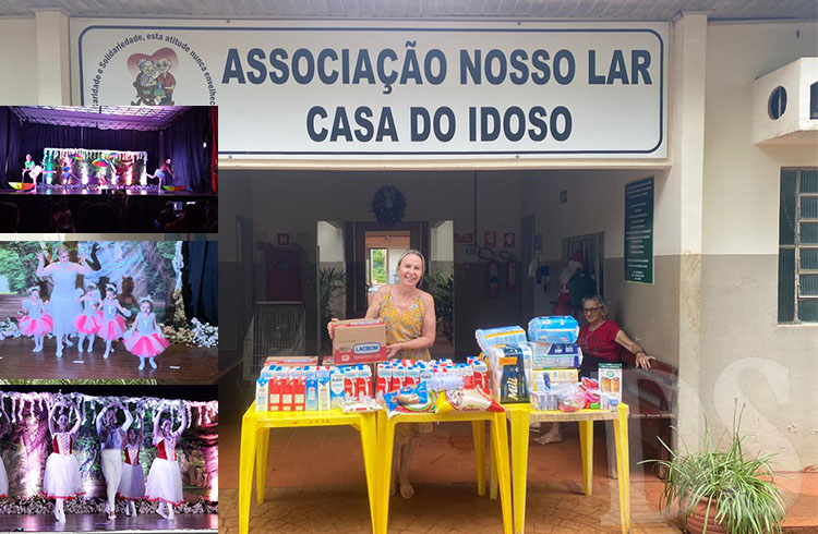 DANÇA - Espetáculo Esperança arrecada produtos para Lar do Idoso
