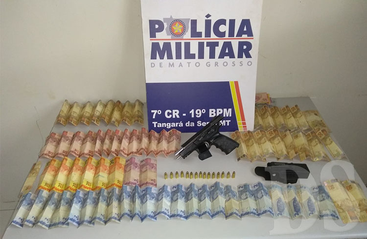PM prende grupo com pistola 9mm e participação em roubos é investigada