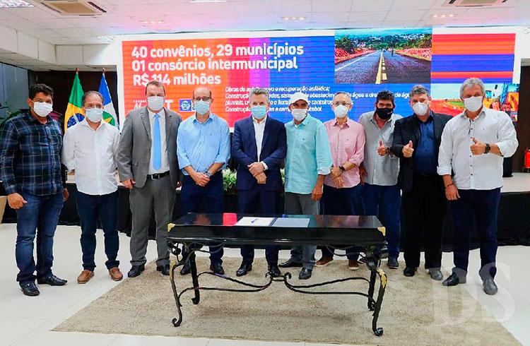 MATO GROSSO – Governo firma convênios para investir R$ 114 milhões em 29 municípios
