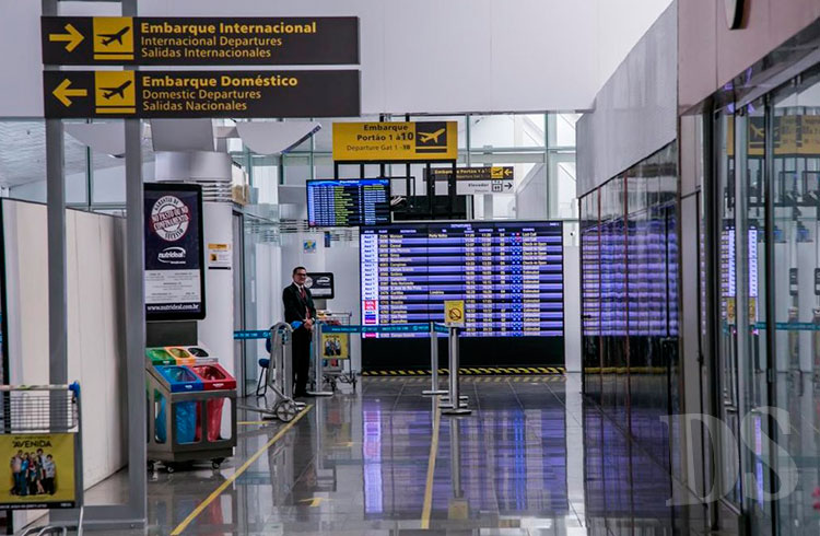 MATO GROSSO – Aeroporto Marechal Rondon tem voos cancelados por aumento de casos de Covid e influenza