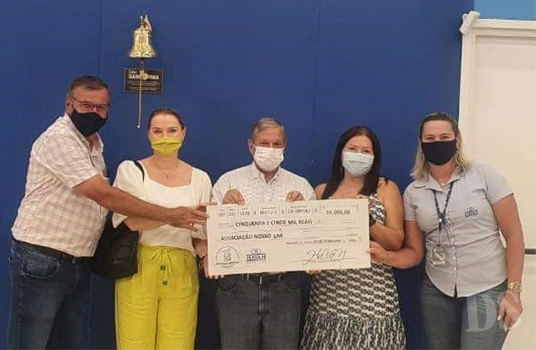 HAVAN TANGARÁ – Lar do Idoso recebe R$ 55mil de Troco Solidário