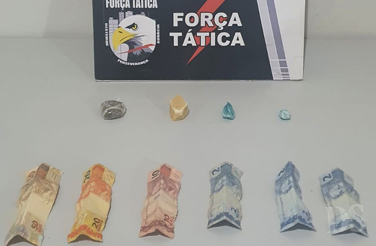 TANGARÁ DA SERRA – PM prende suspeito de tráfico de drogas no Jardim dos Ipês