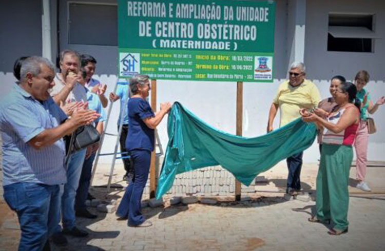 BARRA DO BUGRES – Lançada obras de ampliação da futura maternidade