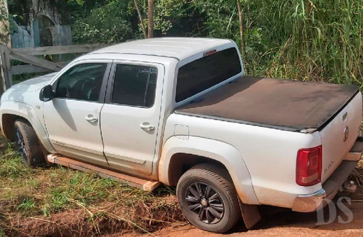 NOVA OLÍMPIA – Polícia Militar recupera caminhonete roubada e localiza vítimas sequestradas