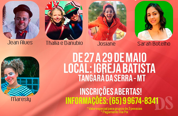 PRESENCIAL – Abertas inscrições para curso Universo do Palhaço