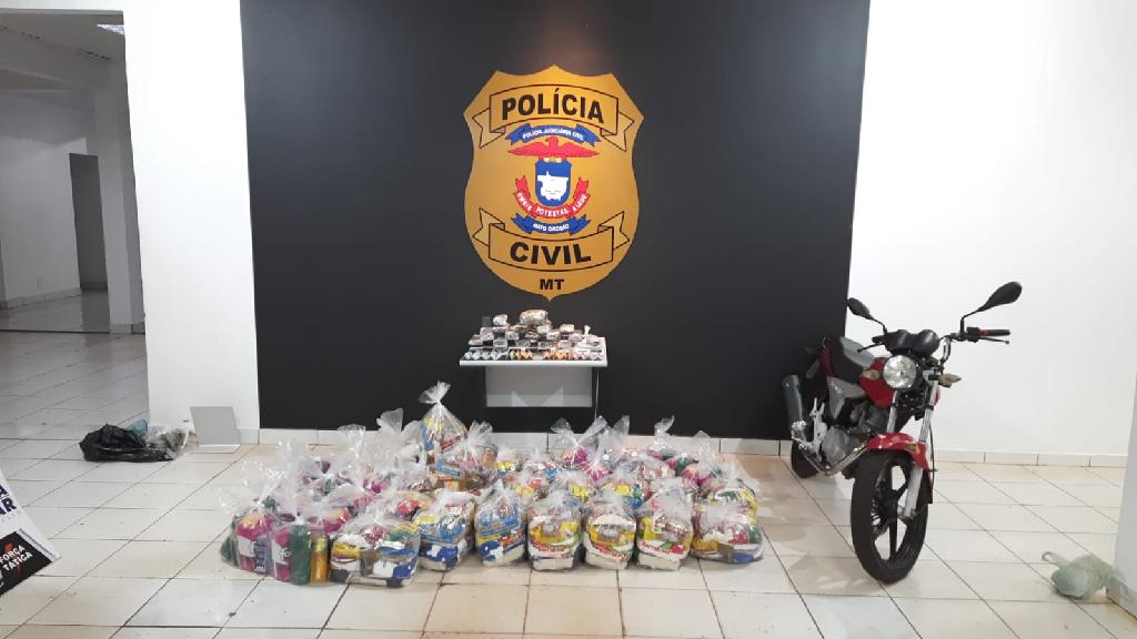 SEGURANÇA PÚBLICA - Ação integrada apreende 20 tabletes da maconha e prende dois traficantes em Tangará da Serra
