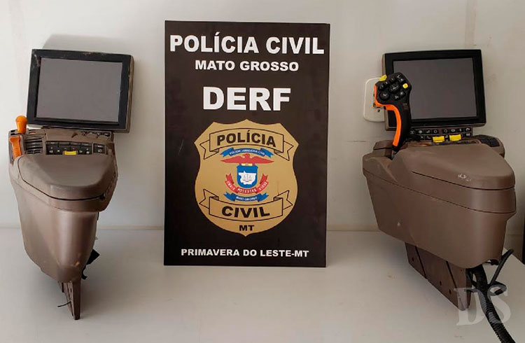 PRIMAVERA DO LESTE – PJC prende suspeito e recupera equipamentos agrícolas furtados de propriedade rural