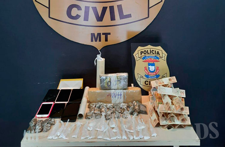 TRÁFICO DE DROGAS – Após denúncia, Polícia Civil prende homem no Jardim Eldorado