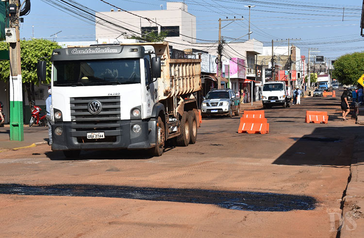 INFRAESTRUTURA – Recapeamento da Rua 26 vai revitalizar uma das principais ruas de Tangará da Serra
