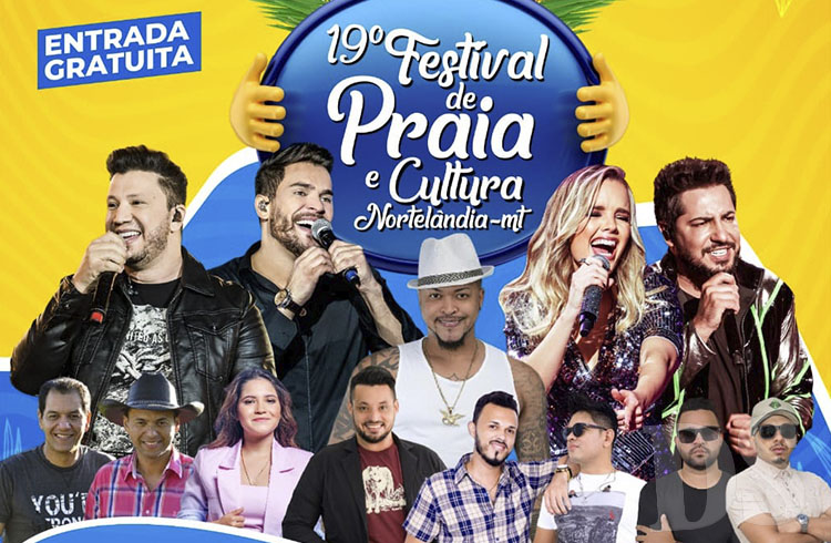 19° Festival de Praia de Nortelândia inicia nesta quinta