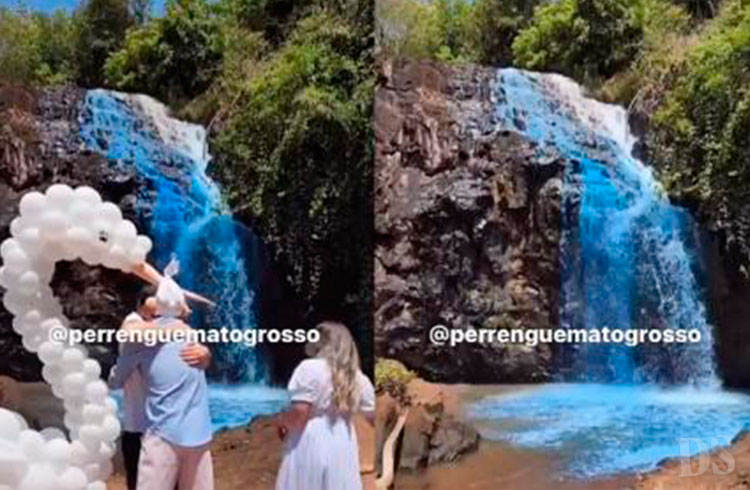 QUEIMA PÉ – Sema apura chá revelação que ‘tingiu’ cachoeira
