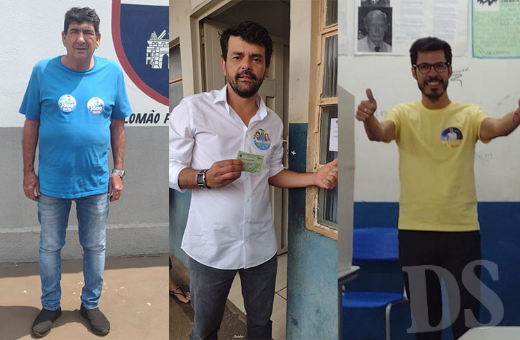 ELEIÇÕES 2022 - Candidatos de Tangará da Serra Dr. João, Davi Oliveira e Professo Sebastian já votaram