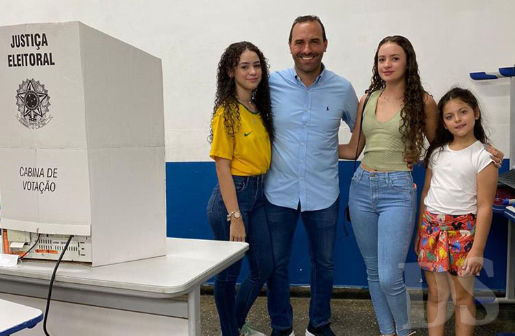ELEIÇÕES 2022 - Candidatos de Tangará da Serra Reck Junior, Rogério Silva e Professora Josenai votaram