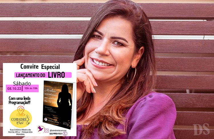 ANDREIA CERVO – Escritora tangaraense lança livro sobre o sentido da vida