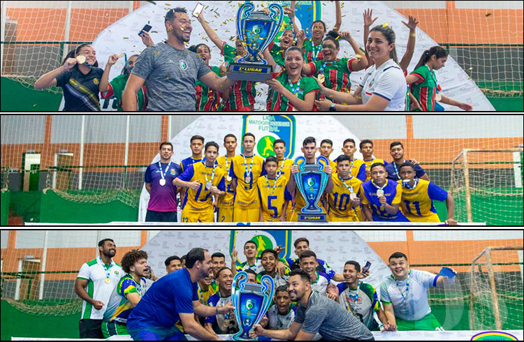 SUB-17 E SUB-20 – Várzea Grande, Ipiranga e Diamantino são campeões da Liga de Futsal