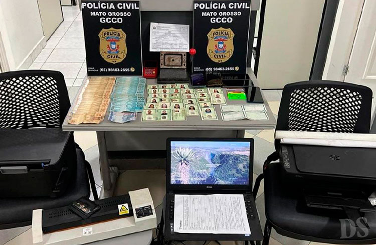 GCCO – Trio de estelionatários é preso com documentos falsos usados para contratar empréstimos bancários