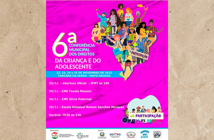 6ª EDIÇÃO – Tangará promove Conferência da Criança e do Adolescente