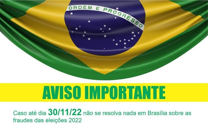 Movimento promete paralisação geral dia 1 de dezembro se eleições não forem anuladas