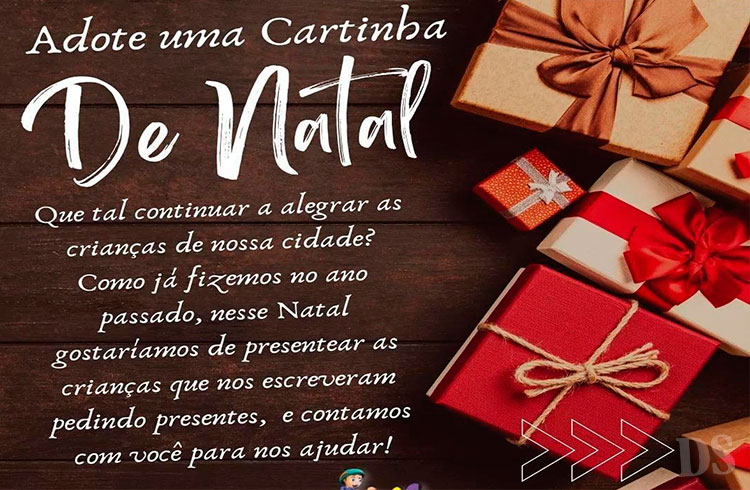 ADOTE UMA CARTINHA – Projeto Os Sementinhas busca padrinhos para campanha “Adote uma Cartinha de Natal”