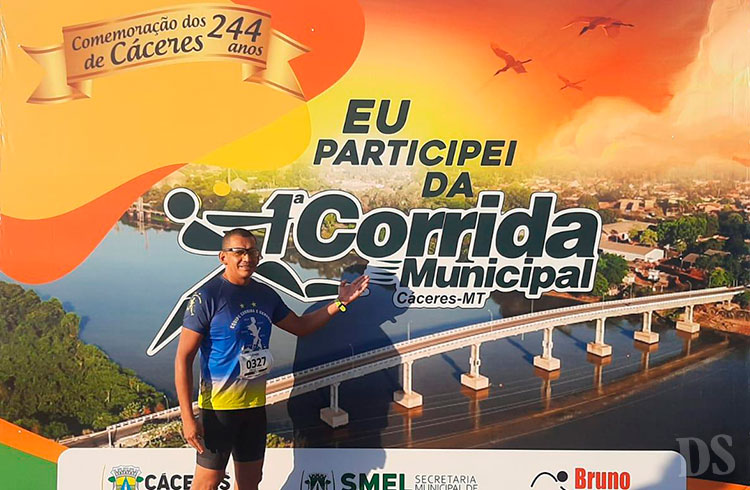 DE TANGARÁ – Renatinha é vice-campeã na 1ª Corrida Municipal de Cáceres