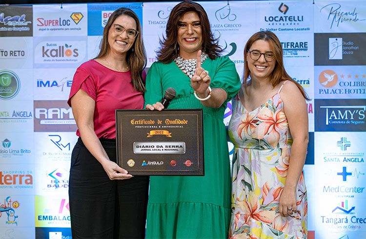 DESTAQUE PROFISSIONAL – Em noite de festa, empresas e profissionais de Tangará são premiados