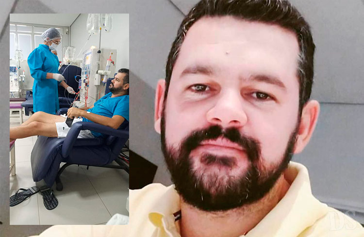 INSUFICIÊNCIA RENAL – Amigos realizam vakinha online para tratamento de tangaraense