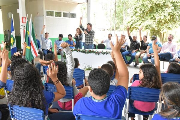 TANGARÁ DA SERRA - Município inaugura reforma e ampliação da Escola Chapadão do Rio Verde