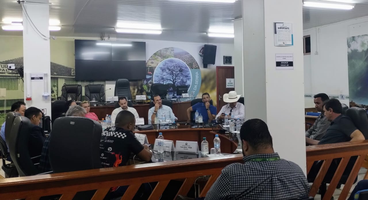 Câmara recebe visita institucional do deputado estadual Reck Junior (PSD)