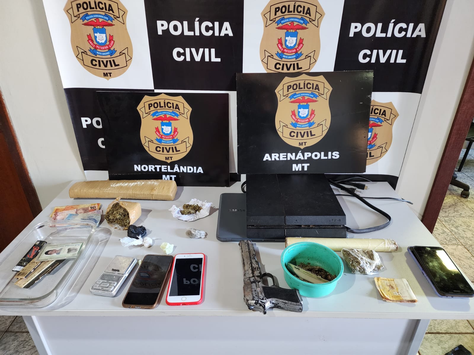 OPERAÇÃO INDISCIPLINA - Polícia Civil cumpre mandados contra facção criminosa envolvida com tráfico em Arenápolis e Nortelândia