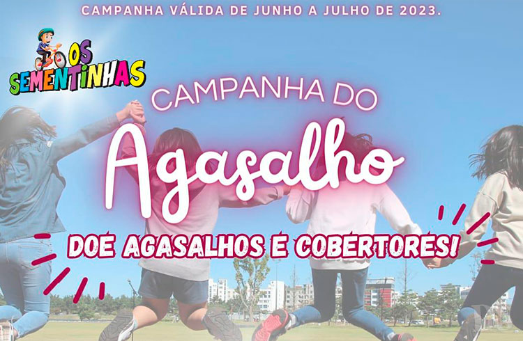 SOLIDARIEDADE – Os Sementinhas seguem com Campanha do Agasalho até o mês de julho