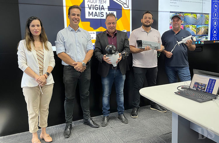 SEGURANÇA PÚBLICA – Nova Olímpia recebe 59 câmeras do Programa Vigia Mais MT