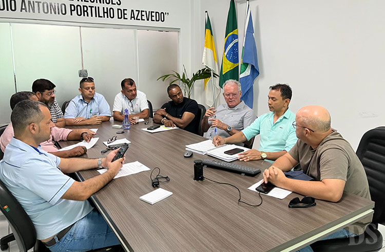 NOVA OLÍMPIA – Prefeito se reúne com vereadores e apresenta ações para o segundo semestre